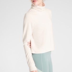 Athleta Cropped Funnel Neck in Nirvana XXS…